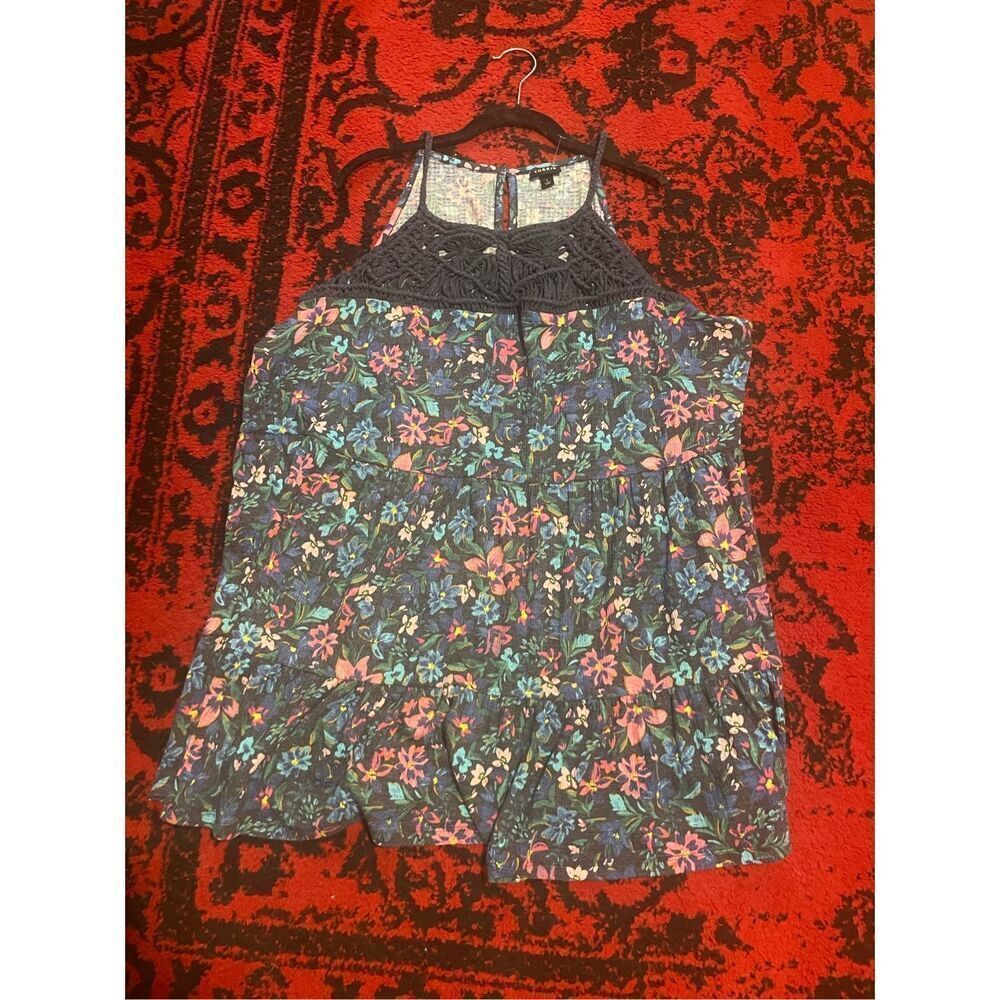 Womens TORRID Floral TOP SHIRT SZ 5